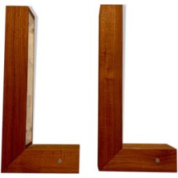 Applique 45 teck flos bois 9x20x44