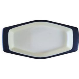 ART Plat à four Aubecq Années 60-70 multicolore 20x40x4