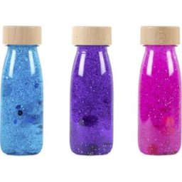 Petit Boum Lot de 3 bouteilles sensorielles Float Magic