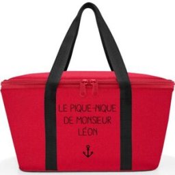 Les Griottes Grand sac isotherme rouge (personnalisable)