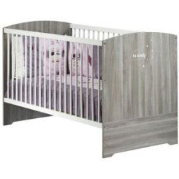 Baby Price Lit bébé évolutif Little Big Bed Smile chêne silex (70 x 140 cm)