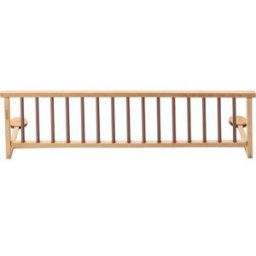 Combelle Barrière de lit en bois Audrey hydride vieux rose 127 cm