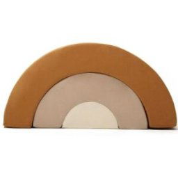 Charlie Crane Jeux en mousse Milo arc-en-ciel camel, sand, milk (3 blocs)