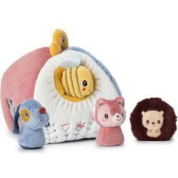 Lilliputiens Maison en tissu Jules et 4 hochets cachés