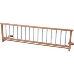 Combelle Barrière de lit en bois de hêtre Audrey Hybride blanc 127 cm
