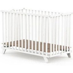 Geuther Lit pliant en bois Mayla Blanc (60 x 120 cm)