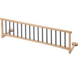 Combelle Barrière de lit en bois Audrey hydride anthracite 127 cm