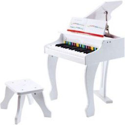 Hape Piano à queue électronique Deluxe blanc