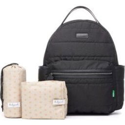 Babymel Sac à dos à langer Lola eco quilt noir