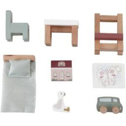 Little Dutch Set de 7 pièces de chambre d'enfant pour maison de poupée