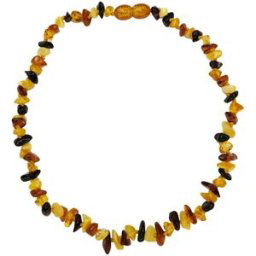 France Minéraux Collier Ambre Multicolore - Pour Enfant