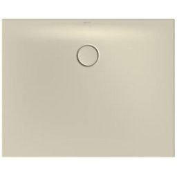 Bette BetteFloor Side zone de douche 3388-422PLUS 100x80cm, glacis, beige