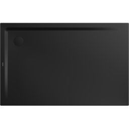 Kaldewei Receveur de douche Superplan xxl 384648042676 80x170x4cm, avec support en polystyrène, Antislip Secure Plus, noir mat100