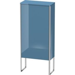 XSquare armoire Duravit XSquare XS1304L4747 50x88x23.6cm, porte gauche, debout, pierre Blue brillant