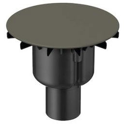 Bette Bonde/trop-plein BetteAir B599-438 taupe, pour carrelage douche