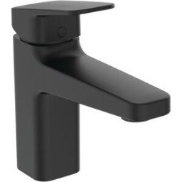 Ideal Standard mitigeur lavabo BD227XG projection 124 mm, noir soie, avec garniture de vidange en métal