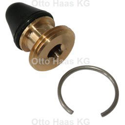 Robinet d'arrêt HAAS 6048 pour chasse d'eau encastrée Grohe Dal, laiton