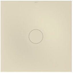 Bette BetteAir 7352-006AE,T2 1000 x 1000mm, jasmin, rectangle, acier au titane émaillé, avec support minimum