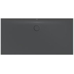 Bette BetteFloor Side zone de douche 3375-400 160x80cm, corbeau