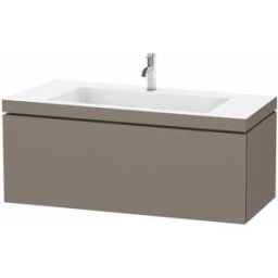 L-Cube Duravit vasque LC6919O9090 120 x 48 cm, 2000 , flanelle gris soie mat, coulissant 2000