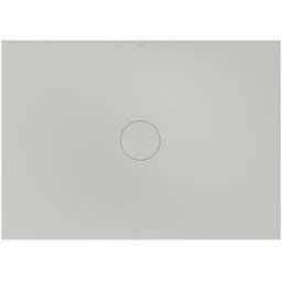 Bette BetteAir 7357-410T2 1400 x 1000 mm, argent, rectangle, acier au titane émaillé, avec support minimum