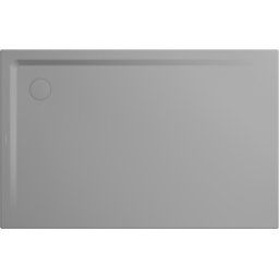 Kaldewei Receveur de douche Superplan xxl 386048040663 100x140x4,3cm, avec support, cool grey30