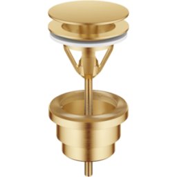 Dornbracht garniture de vidange 10126970-28 2000 2000 / 4 ", sans serrure à pression, laiton brossé