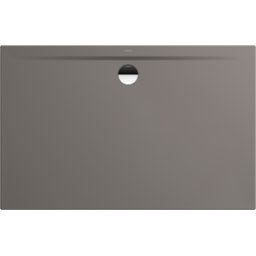 Kaldewei Superplan zero receveur de douche 353847983672 75x110cm, support de baignoire extra-plat, effet perlant , warm grey70