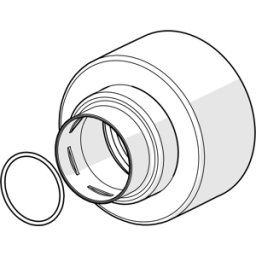 Hansa rosette 59914717 chrome 59914717