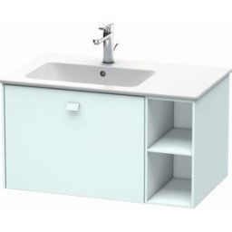 Brioso Duravit BR401200909 820x479mm, Bleu Pâle Mat , étagère à gauche