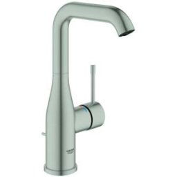 Grohe Essence mitigeur lavabo 24174DC1 1/2", taille L, avec garniture de vidage , s encastré en acier