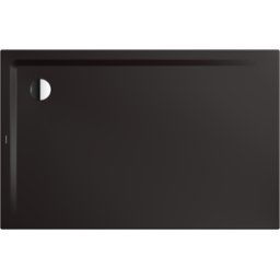 Kaldewei Receveur de douche Superplan 384447980675 80x150x2,5cm, avec support plat, sans effet/antidérapant, gris chaud90
