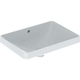 Geberit VariForm bassin 500737012 55x40cm, sans trou de coulée, à débordement, rectangulaire, blanc