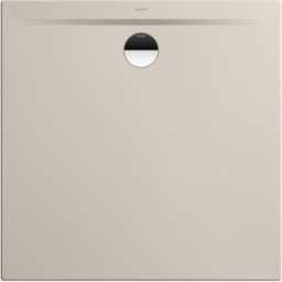 Kaldewei Superplan zero receveur de douche 352447983668 90x90cm, support receveur extra-plat, effet perlant , warm grey10