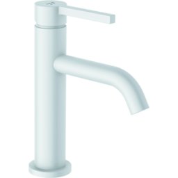 Kludi NOVA FONTE Pura 100 mitigeur lavabo 202885315 blanc mat, Push Open garniture de vidange