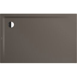Kaldewei Receveur de douche Superplan 384747980673 80x180x2,5cm, avec support plat, sans effet/antidérapant, gris chaud80