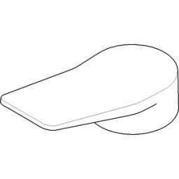 Dornbracht poignée pour support 092084023-06 092084023 50 x 39,03 x 109,5 mm platine w
