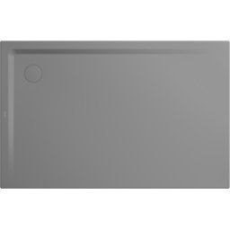 Kaldewei Receveur de douche Superplan 384748043664 80x180x4,7cm, avec support, effet perlant , gris40