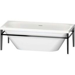 Duravit XViu rectangulaire 700443000B20000 180 x 80 x 46 cm, à 700443000B20000 , blanc, 700443000B20000 métal noir mat