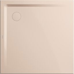 Kaldewei Receveur de douche Superplan 386548043030 120x120x2,5cm, avec support, effet perlant , beige bahama