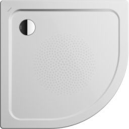 Kaldewei douche Arrondo 460135003199 90x90x6.5cm, avec support, effet perlé antidérapant, manhattan