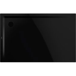 Kaldewei Receveur de douche Superplan xxl 385648040701 90x170x5,1cm, avec support, noir