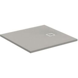 Ideal Standard Flat S receveur de douche K8215FS gris quartz, 90x90x3cm, avec cache bonde