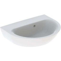 Geberit Renova Lave-mains 500499011 50 x 40 cm, blanc, sans trou pour robinetterie, avec trop-plein