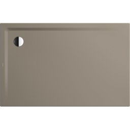 Kaldewei Receveur de douche Superplan 382847983671 70x160x2,5cm, avec support plat, effet perlant , gris chaud60