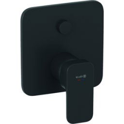 Kludi RENON UP-Wafü-Shower-EHM avec unité fonctionnelle 427593975, kit d'installation fin noir mat