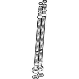 Tuyau de pression Hansa M8 x 1 - G3/8 430 mm 59913964 M8x1xG3/8, L=430
