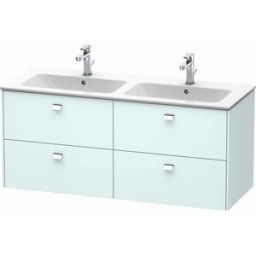 Brioso Duravit BR410601009 1290x553 mm, Bleu Pâle Mat / chrome, 4 coulissants