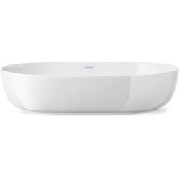 Duravit Luv vasque à poser 03797000001 70x40cm, au sol, sans trop-plein, sans plate-forme de trou pour robinetterie, blanc WonderGliss