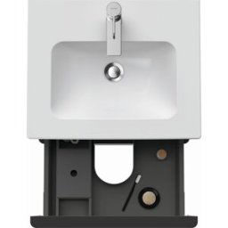 Duravit D-Neo meuble sous-vasque DE436000707 51 x 40,2 cm, Gris Béton Mat , 2000 , tiroir 2000 coulissant match3